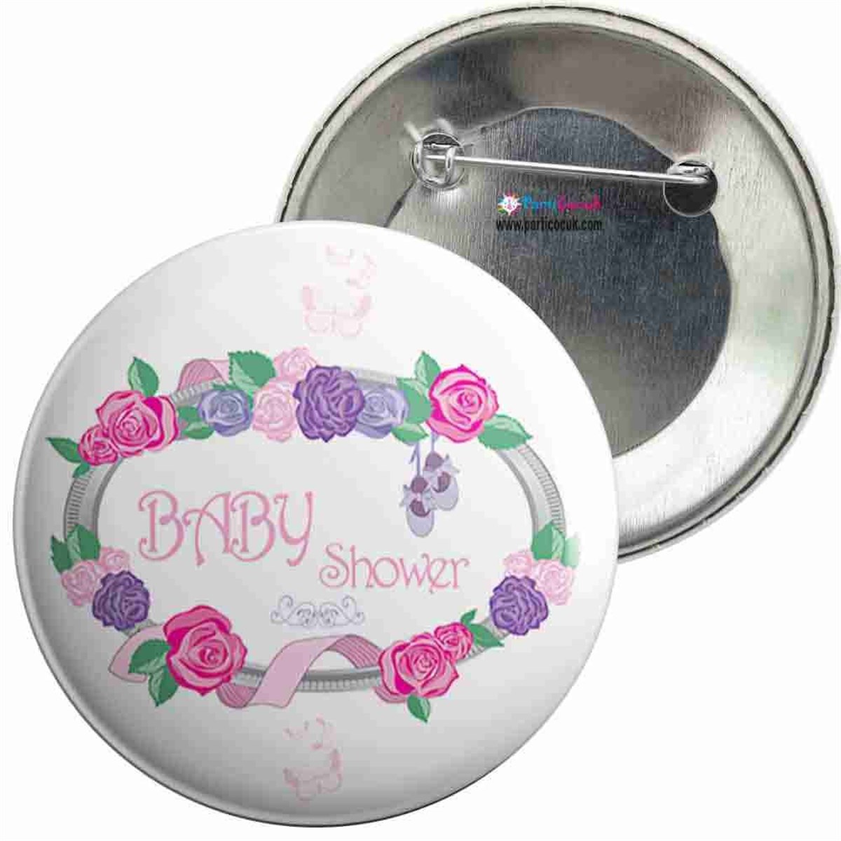 İğneli Metal Rozet Baby Shower 14 Parti Çocuk   