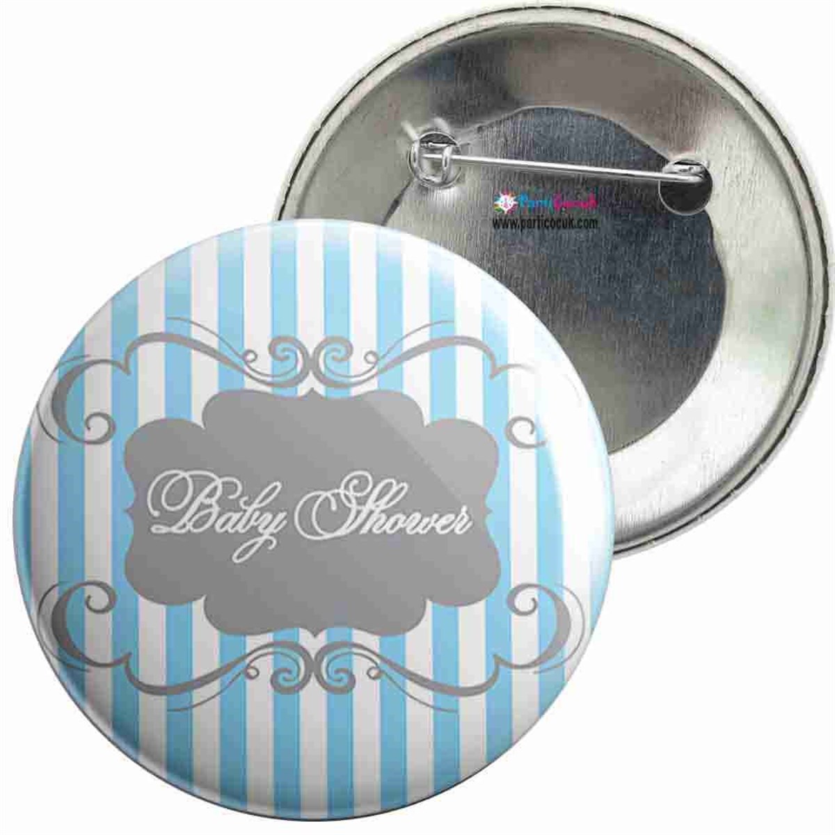 İğneli Metal Rozet Baby Shower 20 Parti Çocuk   