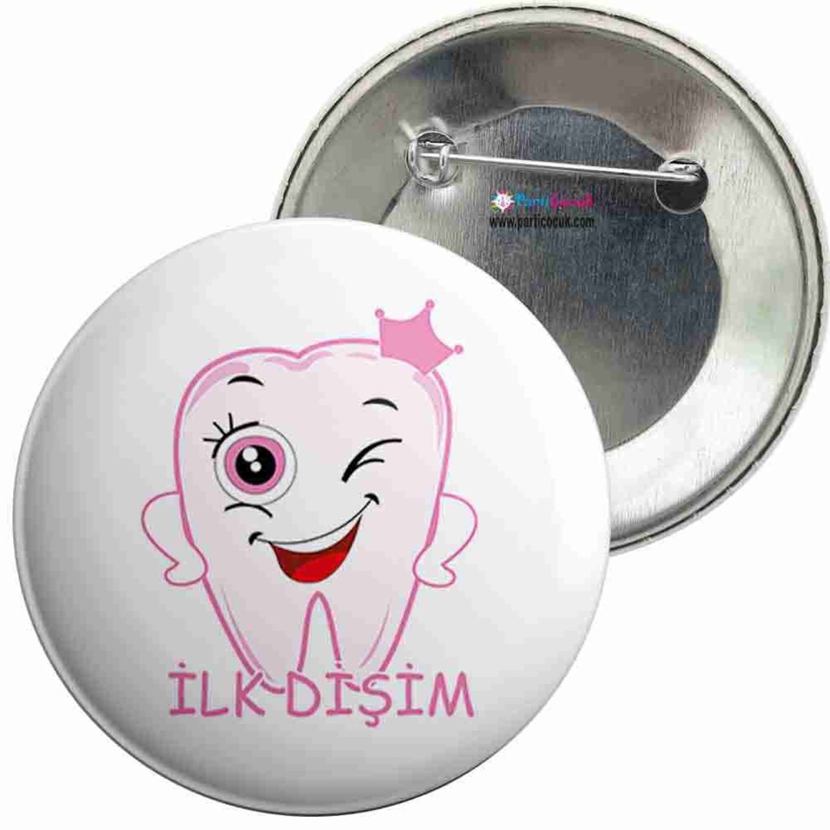 İğneli Metal Rozet Diş Buğdayı 11 Parti Çocuk  