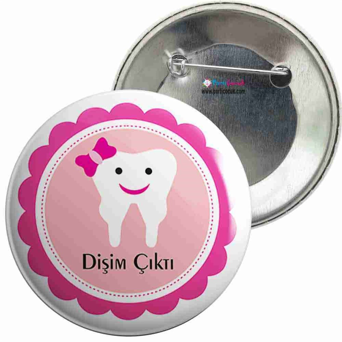 İğneli Metal Rozet Diş Buğdayı 14 Parti Çocuk  