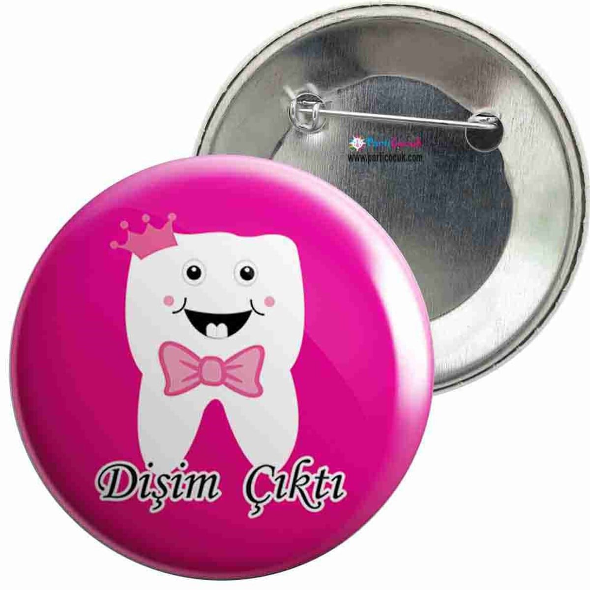 İğneli Metal Rozet Diş Buğdayı 18 Parti Çocuk  