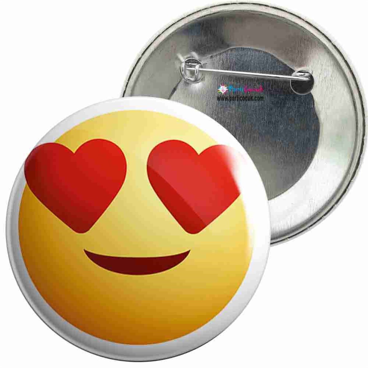 İğneli Metal Rozet Emoji 15 Parti Çocuk  