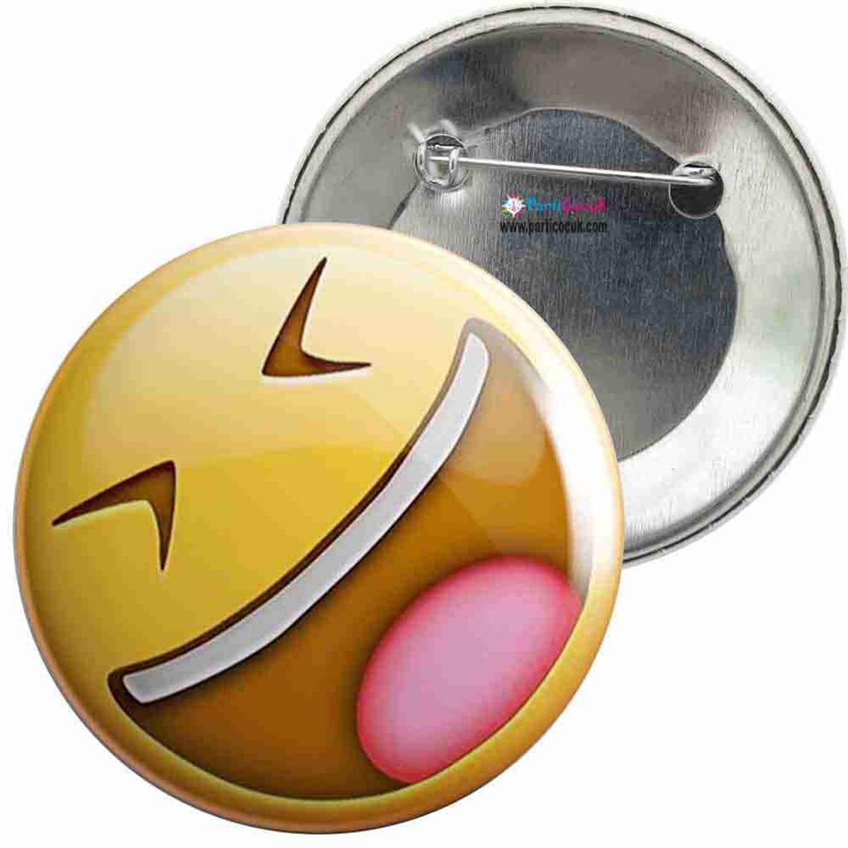 İğneli Metal Rozet Emoji 18 Parti Çocuk  