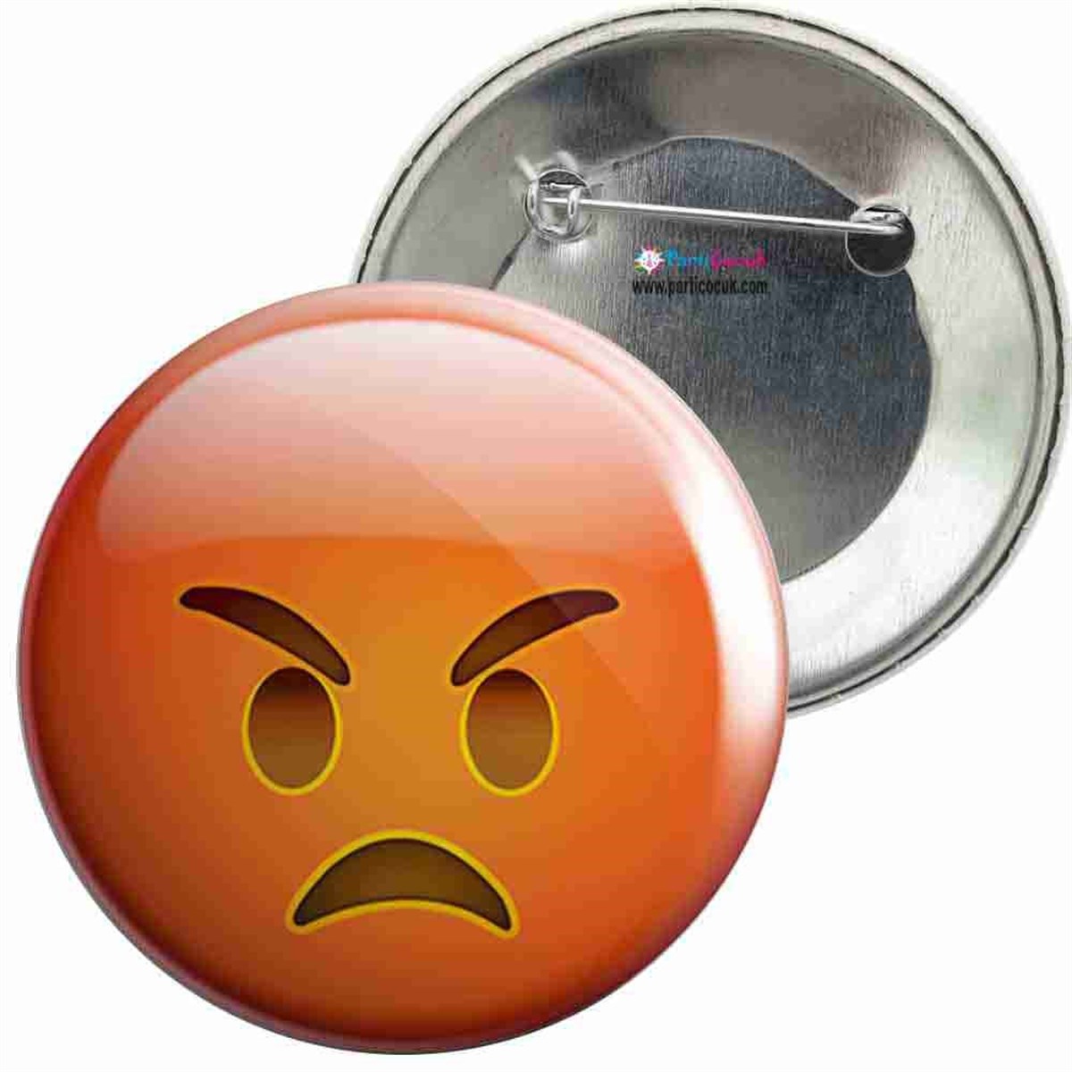 İğneli Metal Rozet Emoji 2 Parti Çocuk  