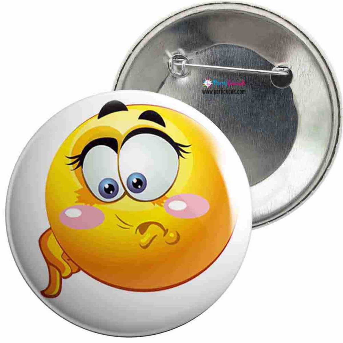 İğneli Metal Rozet Emoji 7 Parti Çocuk  