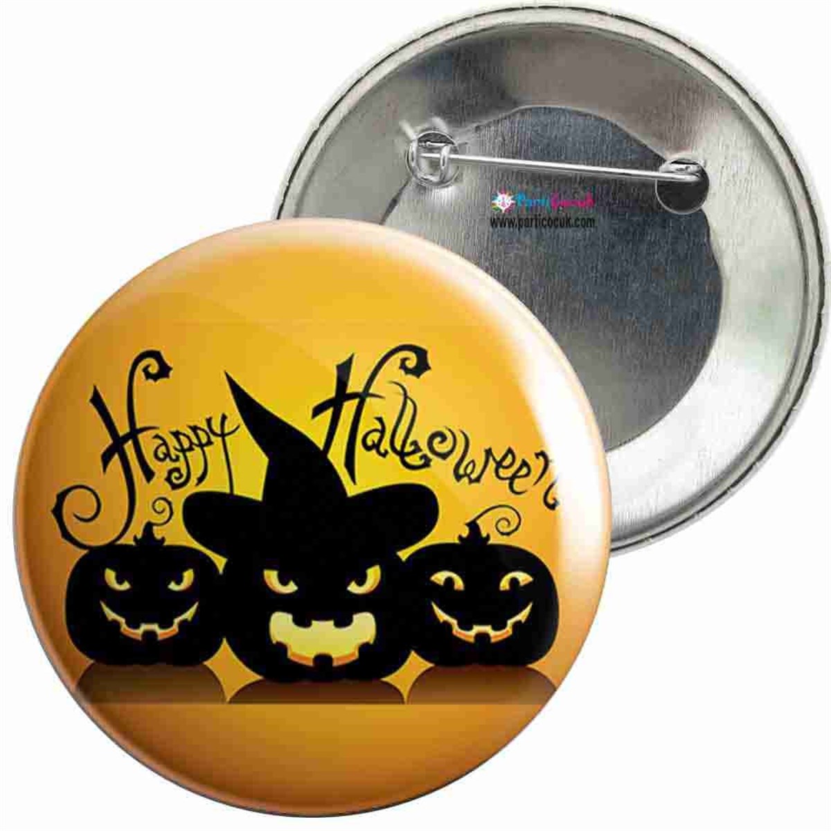 İğneli Metal Rozet Halloween 10 Parti Çocuk  