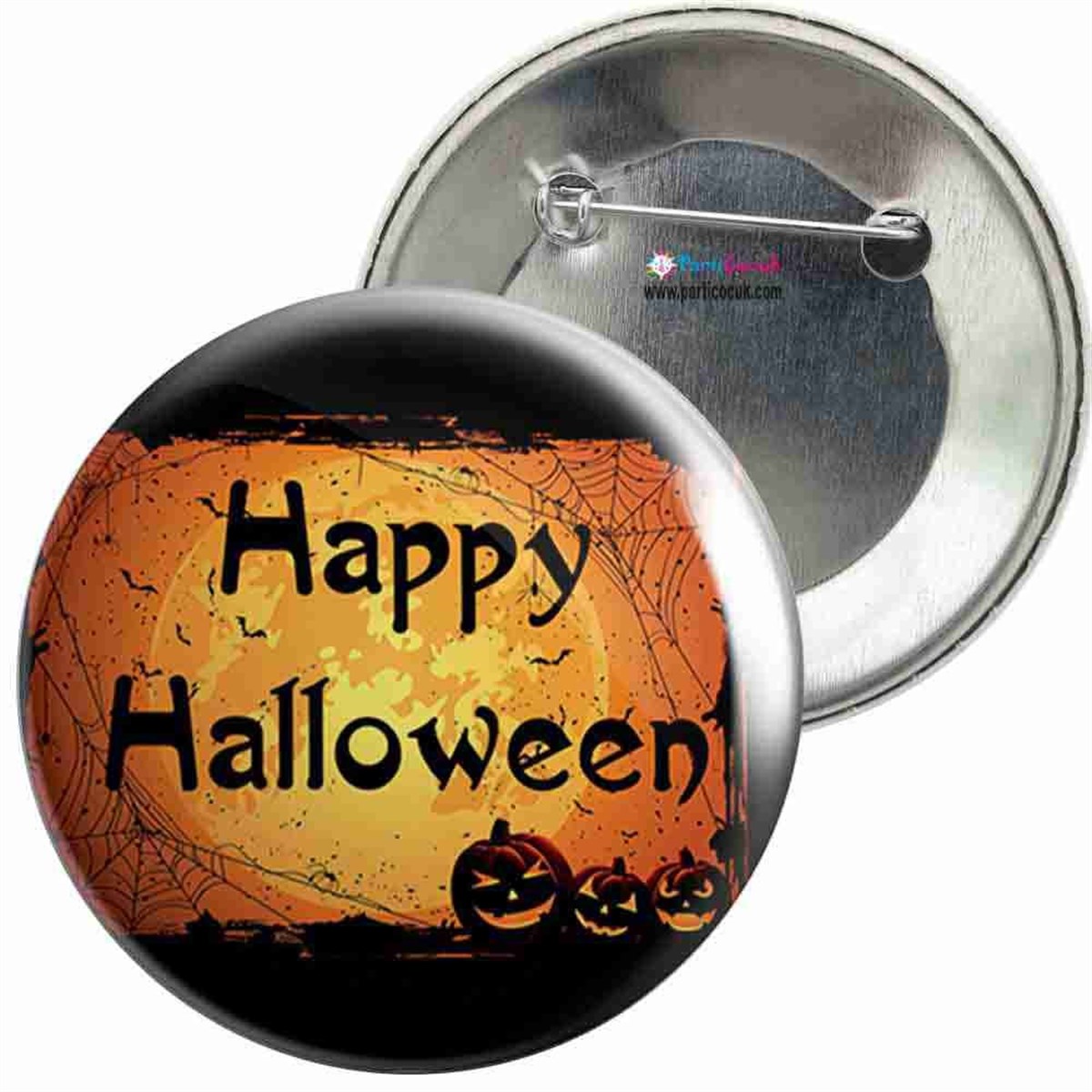 İğneli Metal Rozet Halloween 12 Parti Çocuk  