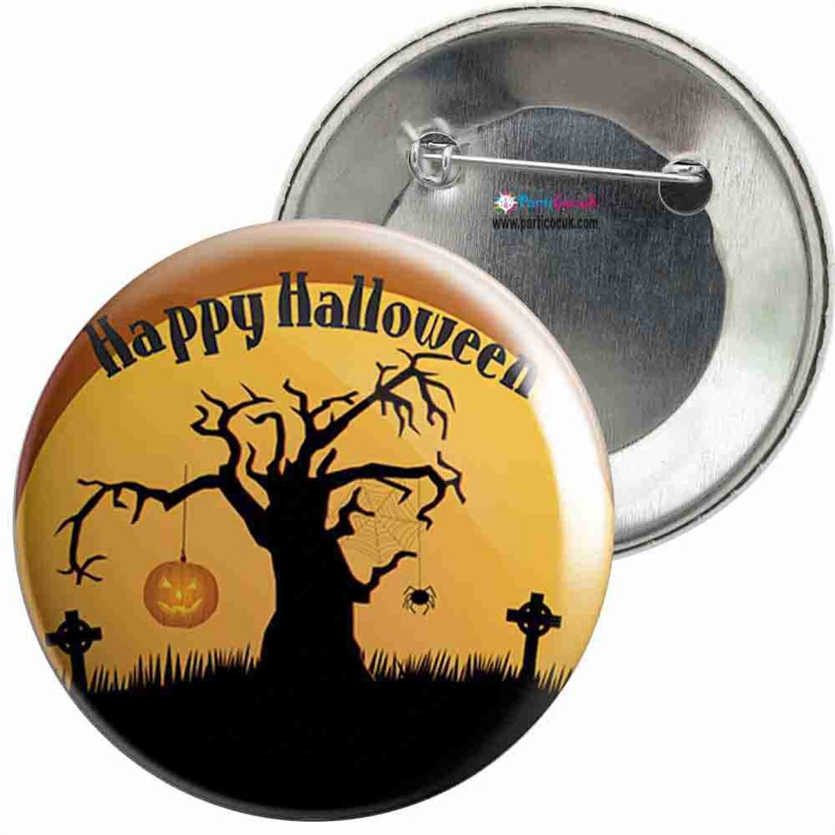 İğneli Metal Rozet Halloween 13 Parti Çocuk  
