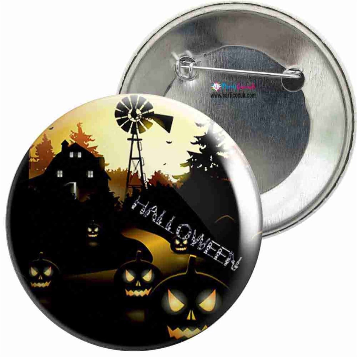 İğneli Metal Rozet Halloween 14 Parti Çocuk  