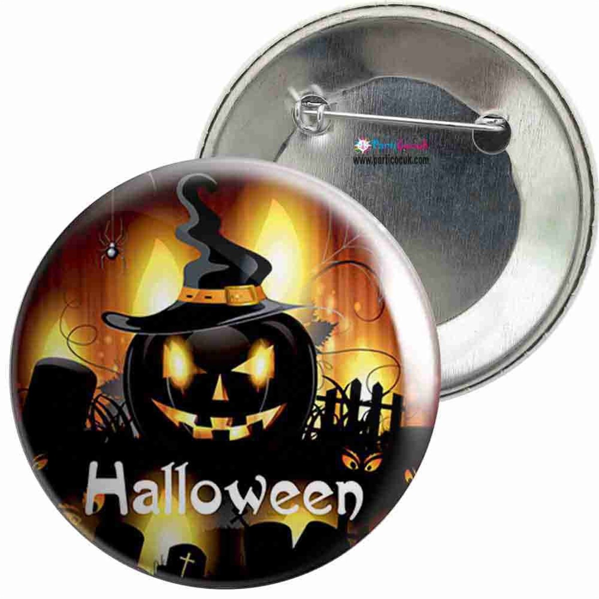 İğneli Metal Rozet Halloween 15 Parti Çocuk  