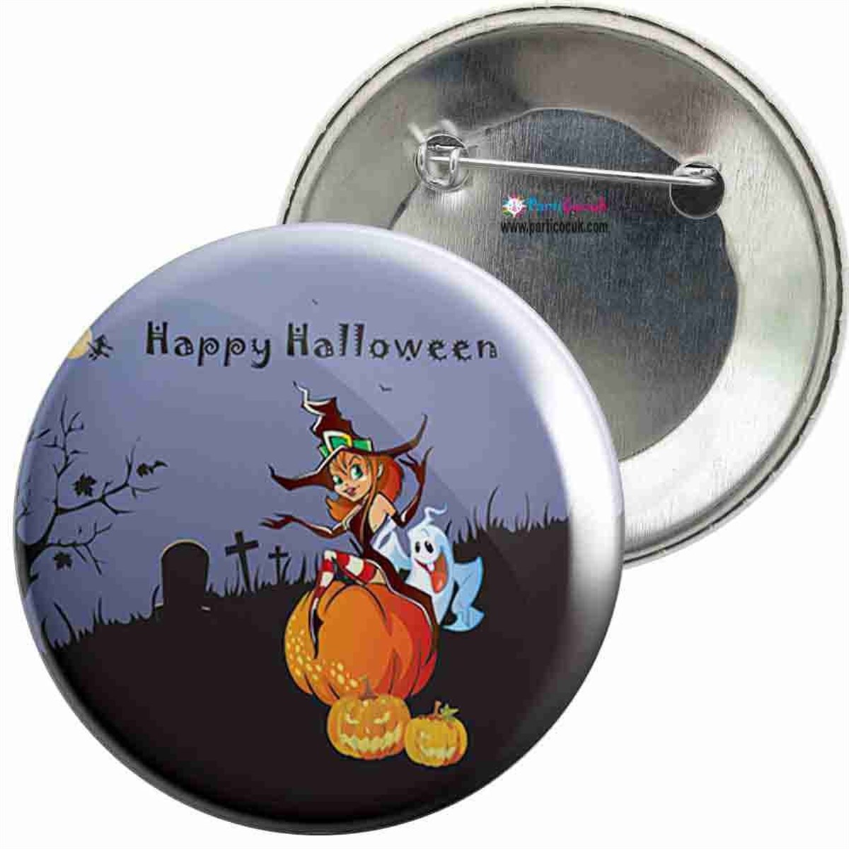 İğneli Metal Rozet Halloween 16 Parti Çocuk  