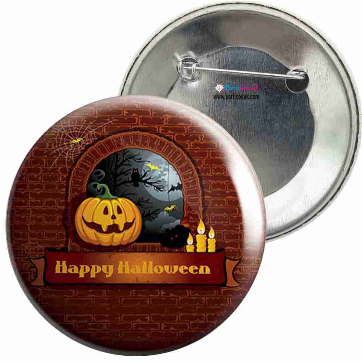 İğneli Metal Rozet Halloween 20 Parti Çocuk  