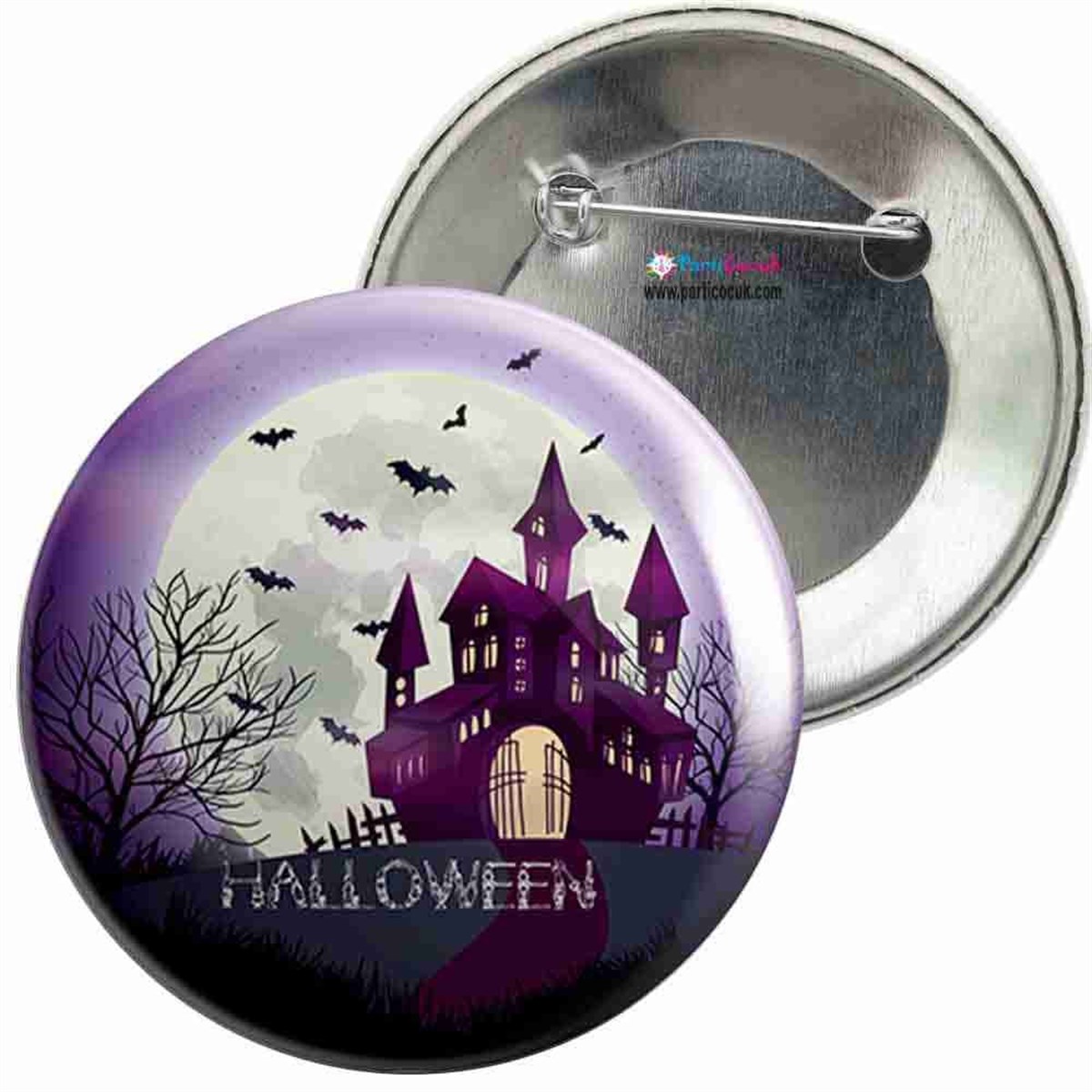 İğneli Metal Rozet Halloween 3 Parti Çocuk  