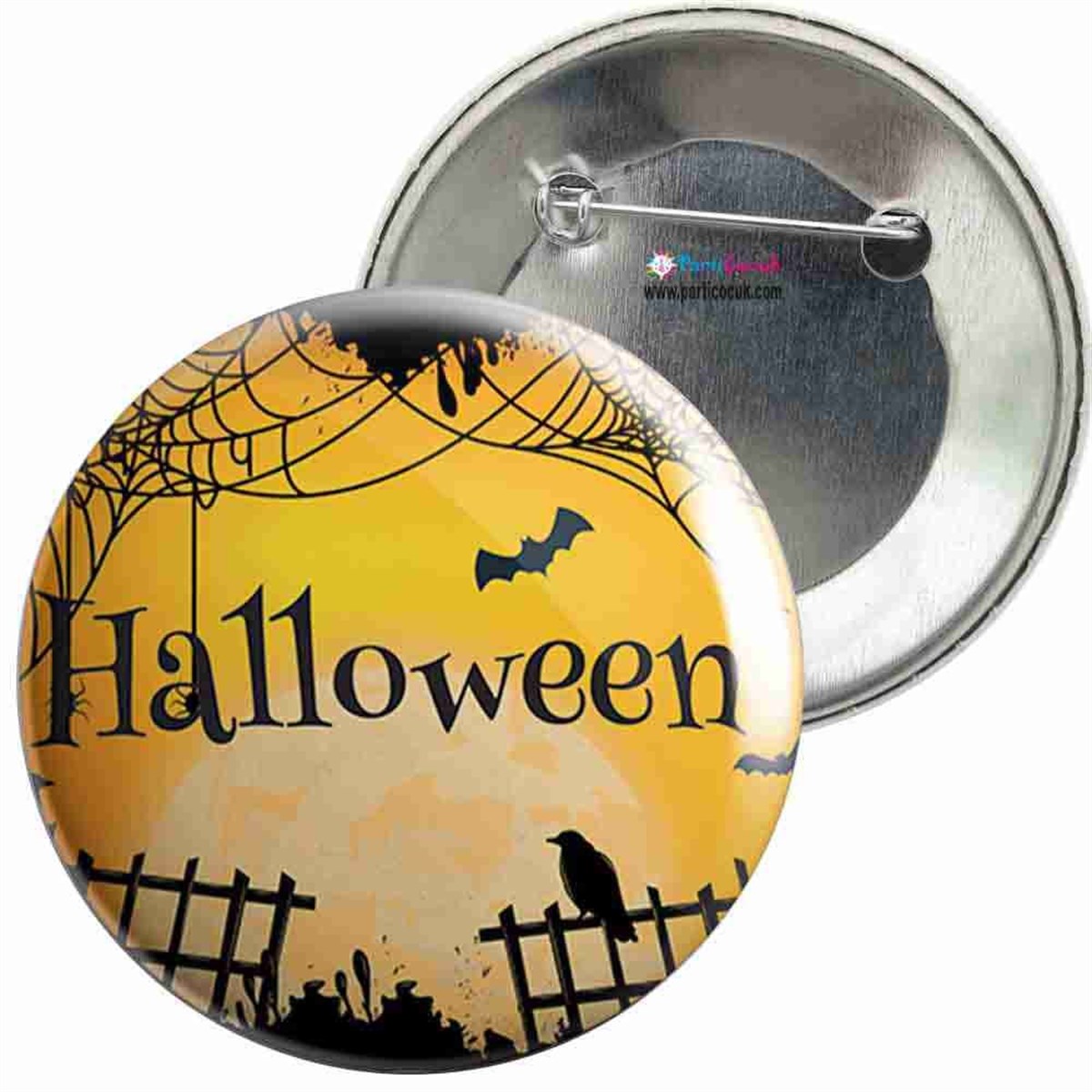 İğneli Metal Rozet Halloween 4 Parti Çocuk  