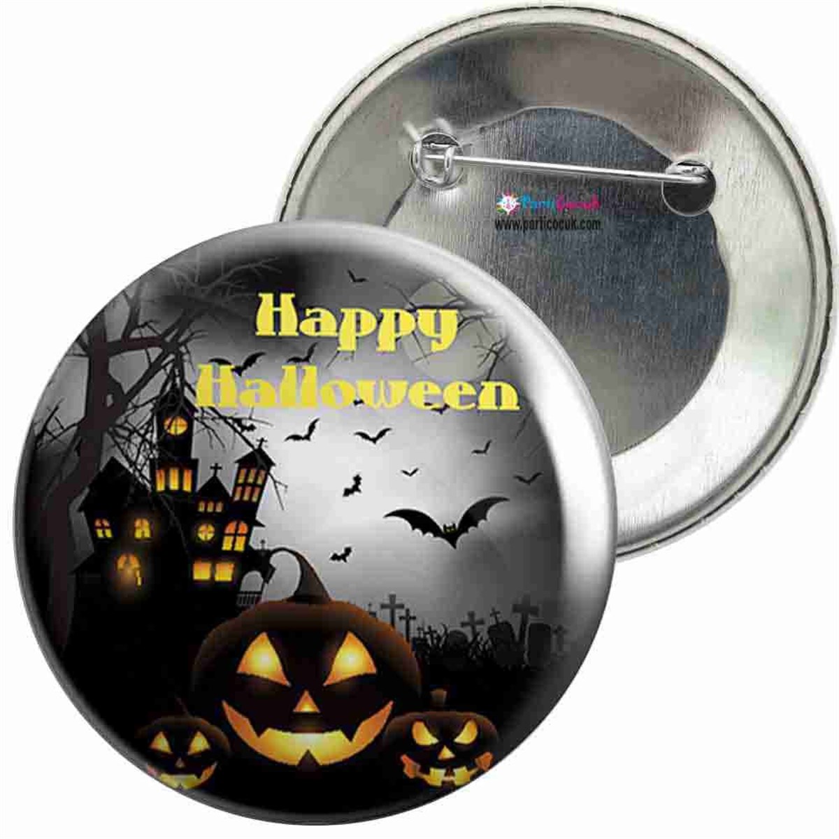 İğneli Metal Rozet Halloween 7 Parti Çocuk  