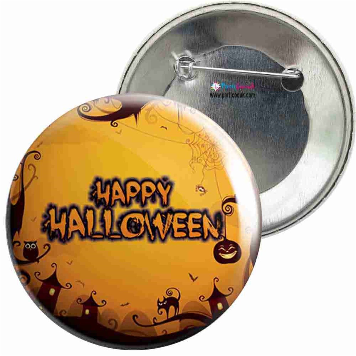 İğneli Metal Rozet Halloween 9 Parti Çocuk  