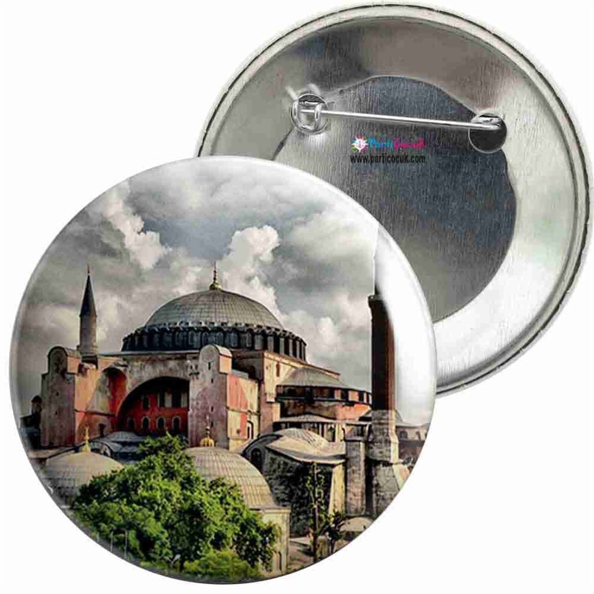 İğneli Metal Rozet İstanbul Manzara 7 Parti Çocuk  