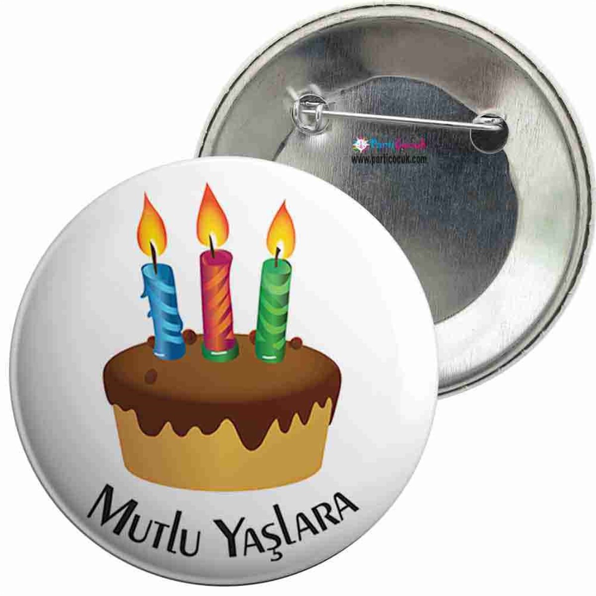 İğneli Metal Rozet İyiki Doğdun 15 Parti Çocuk  