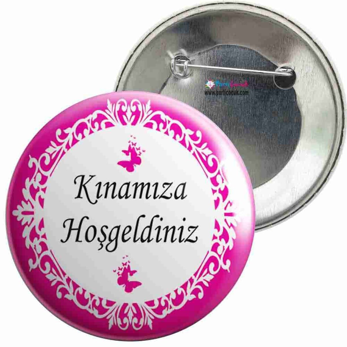 İğneli Metal Rozet Kına 20 Parti Çocuk  