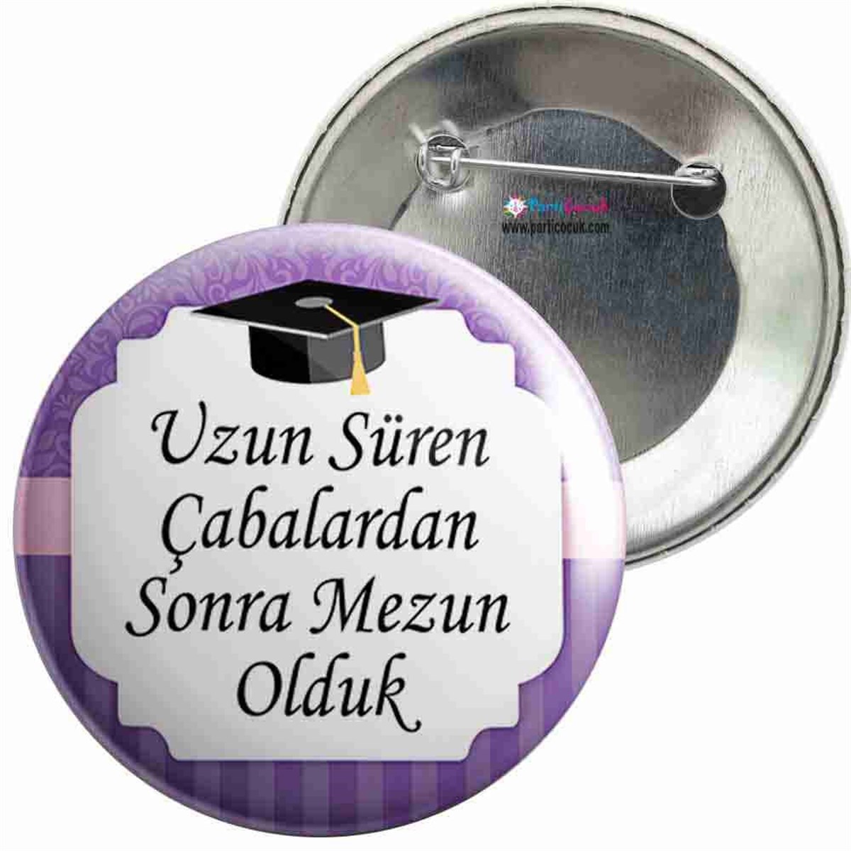 İğneli Metal Rozet Mezuniyet Töreni 14 Parti Çocuk  