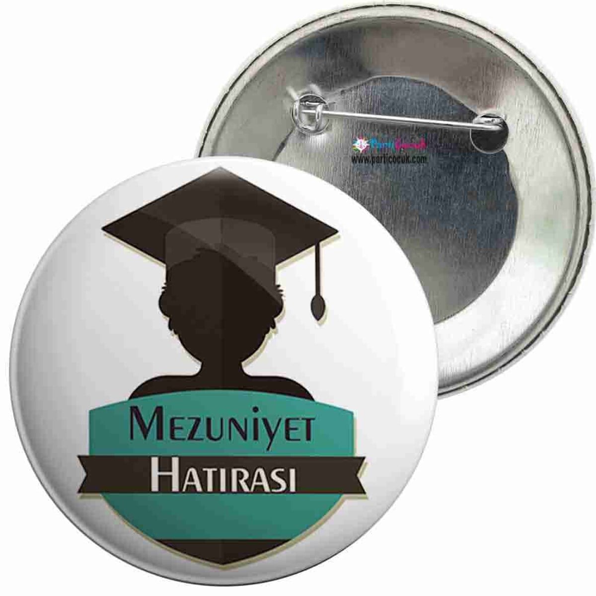 İğneli Metal Rozet Mezuniyet Töreni 4 Parti Çocuk  