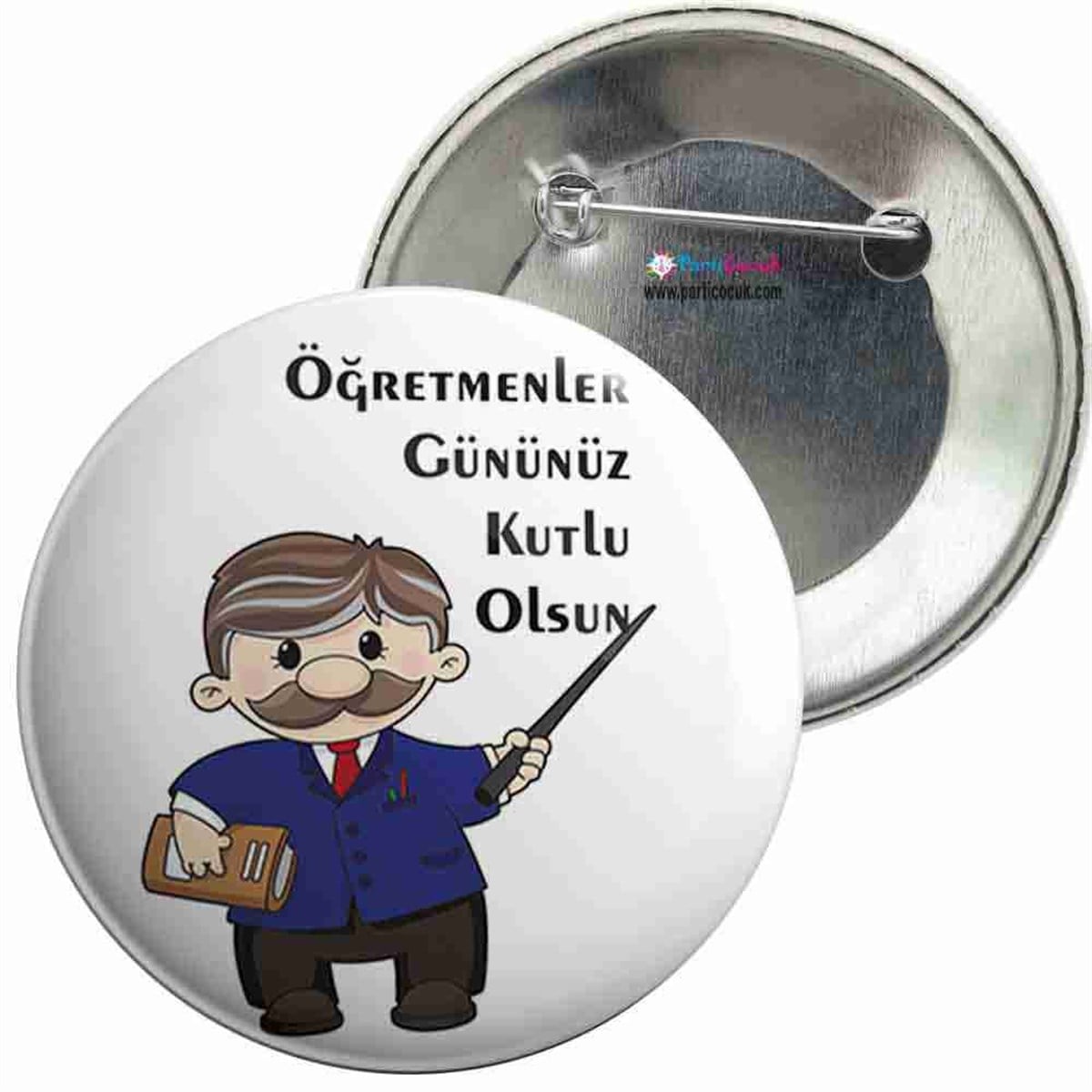 İğneli Metal Rozet Öğretmenler Günü 12 Parti Çocuk 