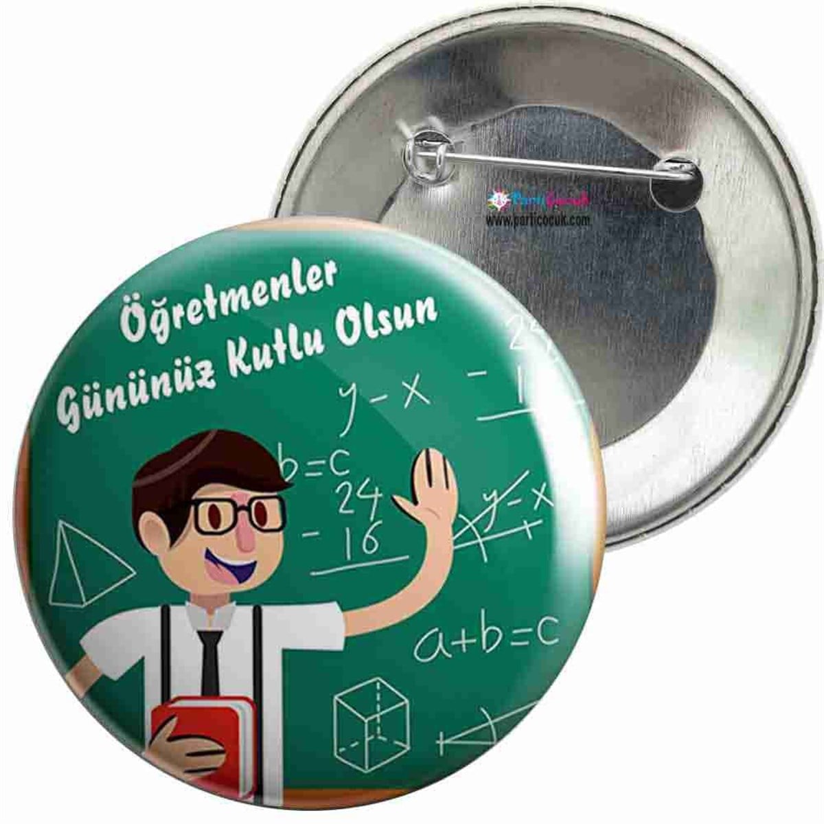 İğneli Metal Rozet Öğretmenler Günü 8 Parti Çocuk 