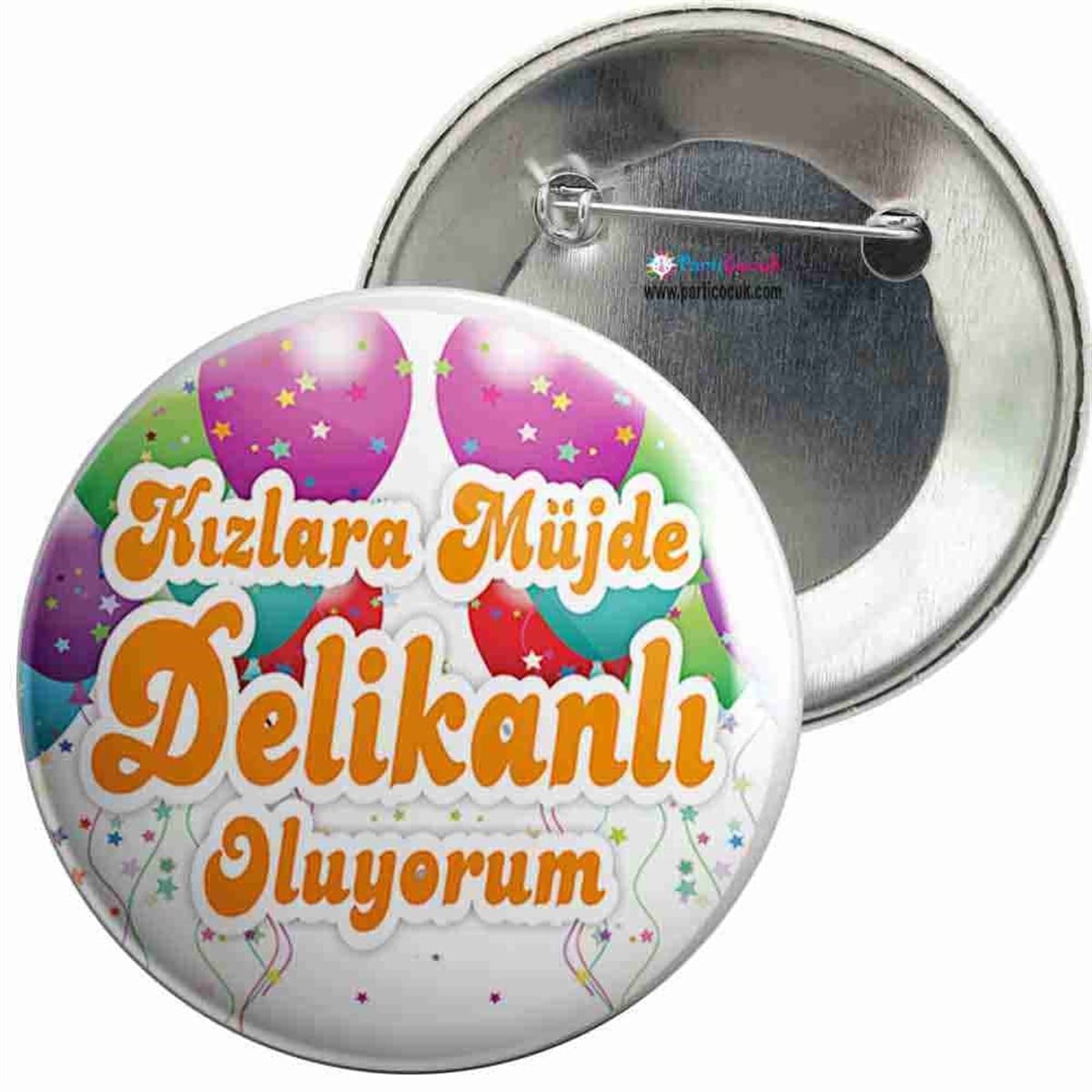 İğneli Metal Rozet Sünnet 13 Parti Çocuk 
