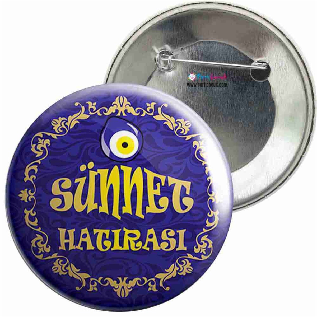 İğneli Metal Rozet Sünnet 17 Parti Çocuk 