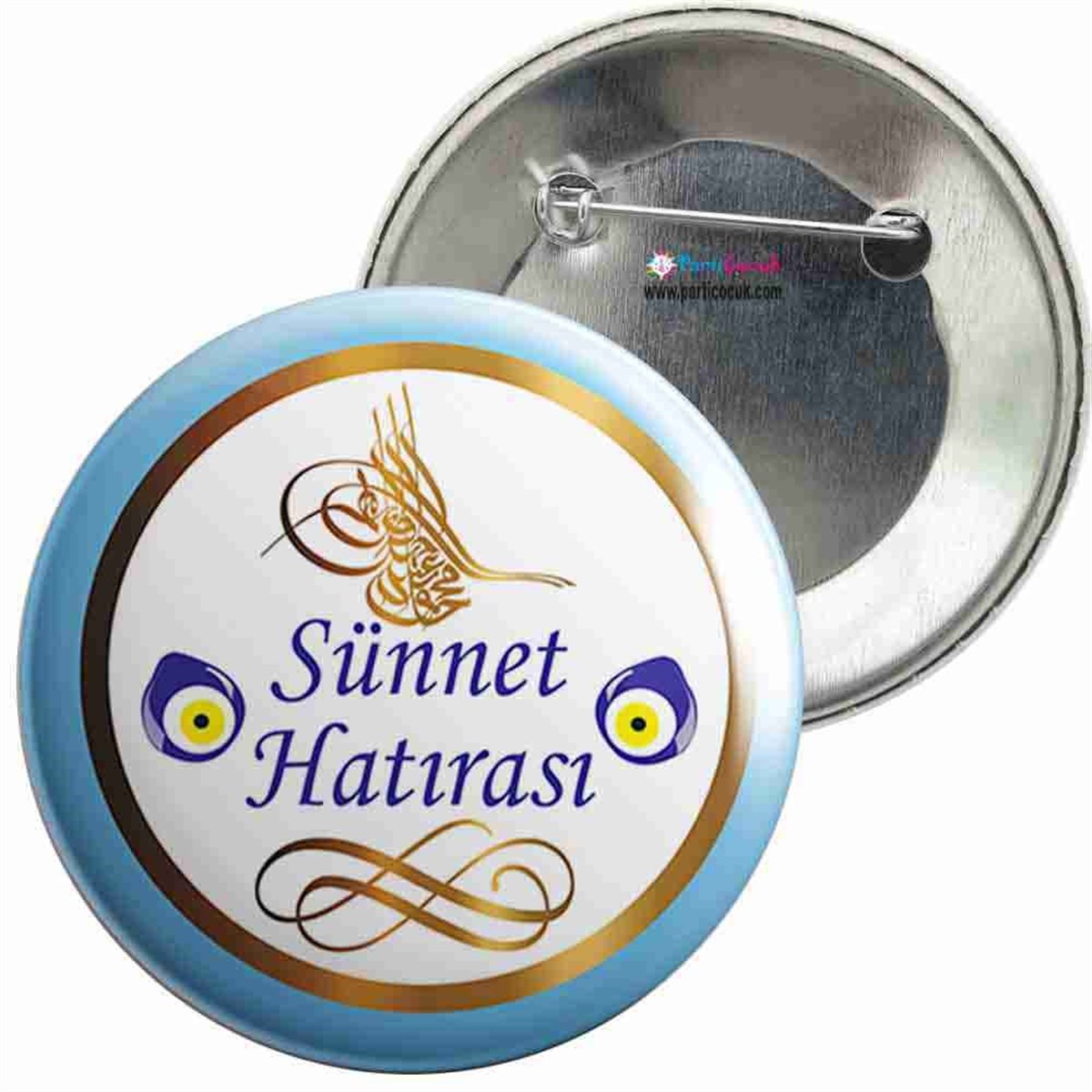 İğneli Metal Rozet Sünnet 18 Parti Çocuk 