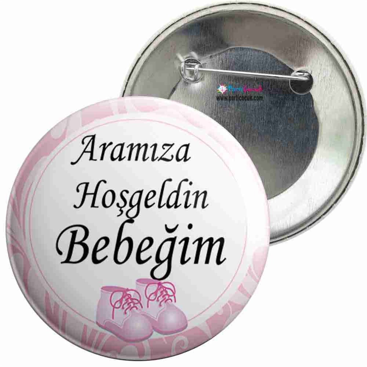 İğneli Metal Rozet Yeni Doğan 14 Parti Çocuk 