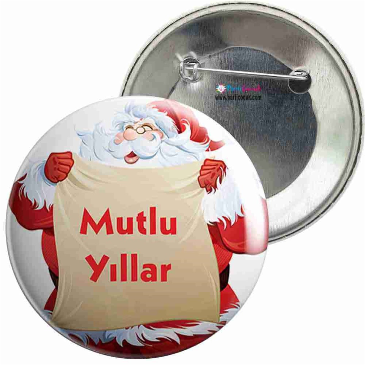 İğneli Metal Rozet Yılbaşı 14 Parti Çocuk 