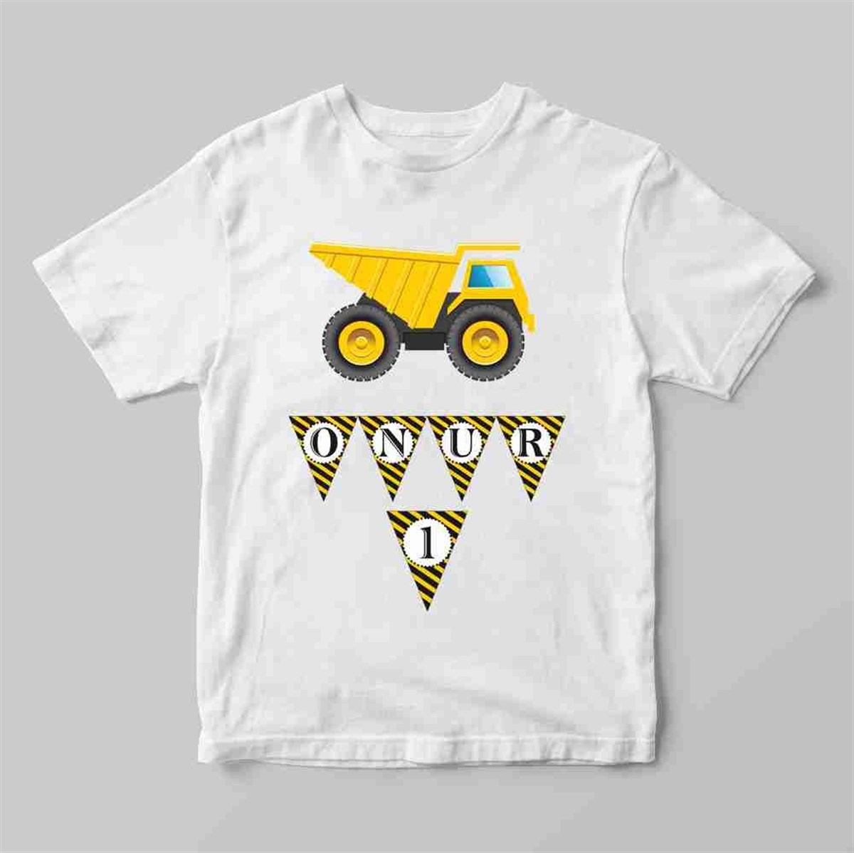 İnşaat Temalı Tişört Baskı 