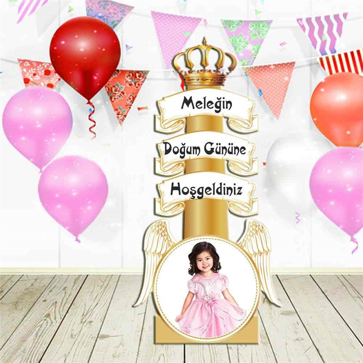 İsme Özel Melek Temalı Yönlendirme Pano 