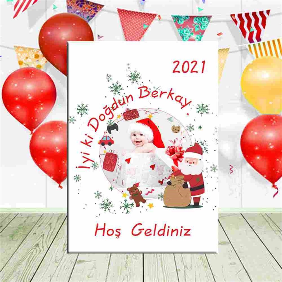 İyi Ki Doğdun Yeni Yıl Pano 
