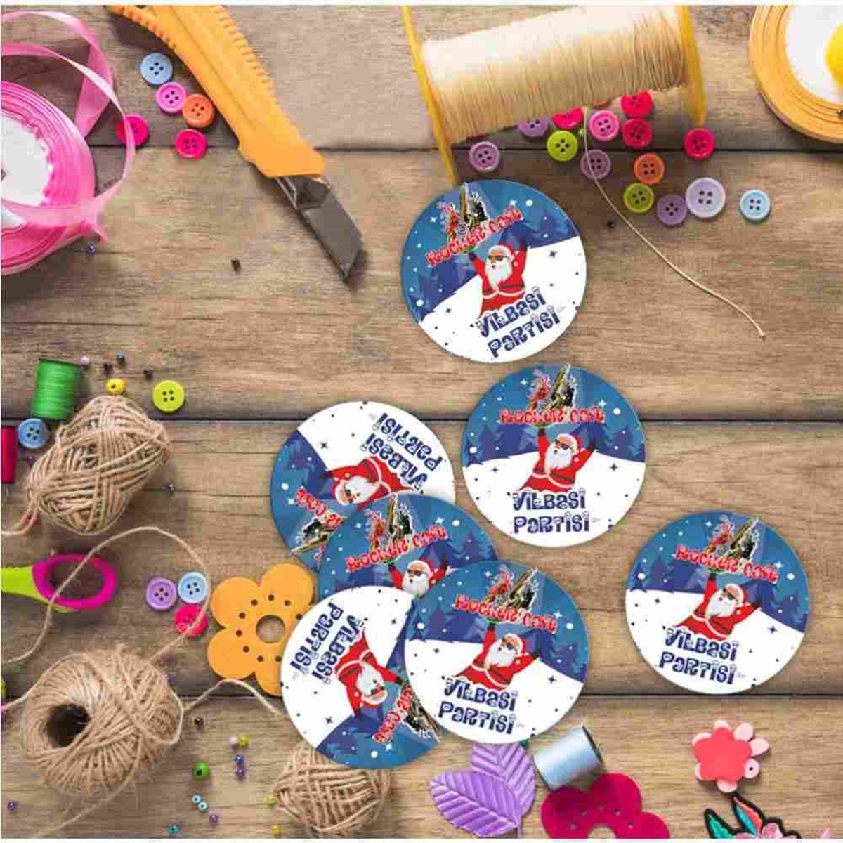 Kafe Hediyelik Karton Etiket 30 Adet 
