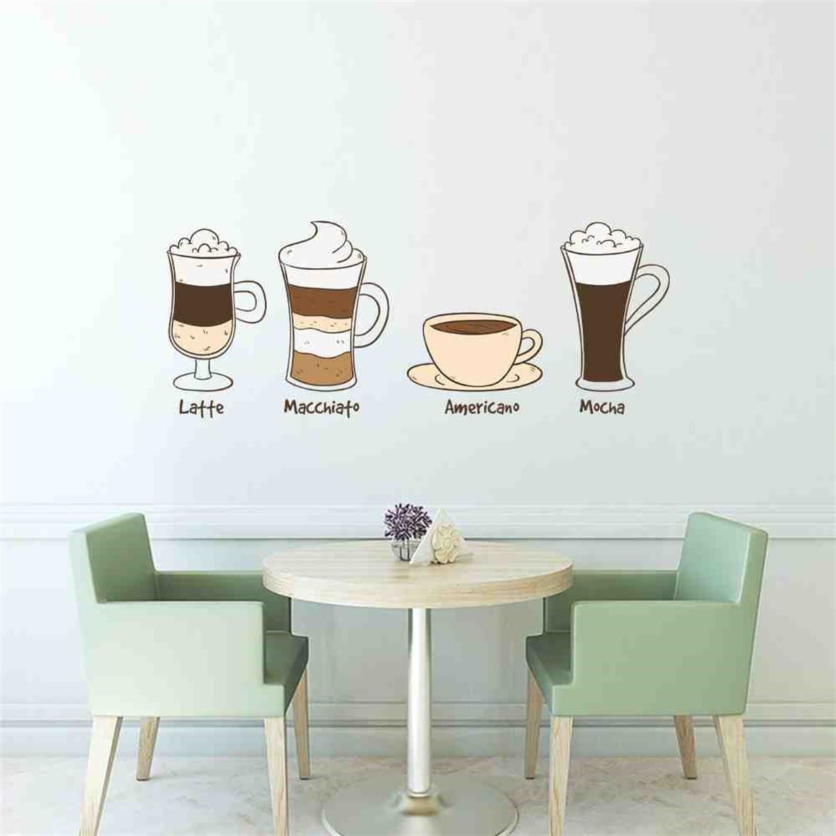 Kapı Ve Restoran Duvar Stickerı 