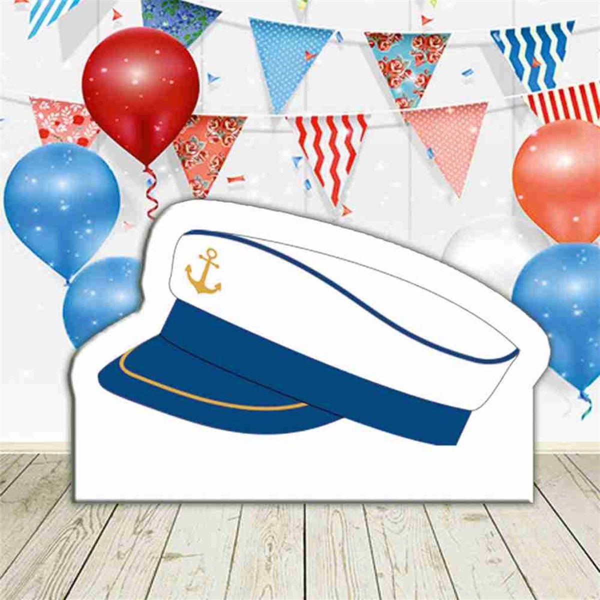 Kaptan Şapkası Şekilli Pano 