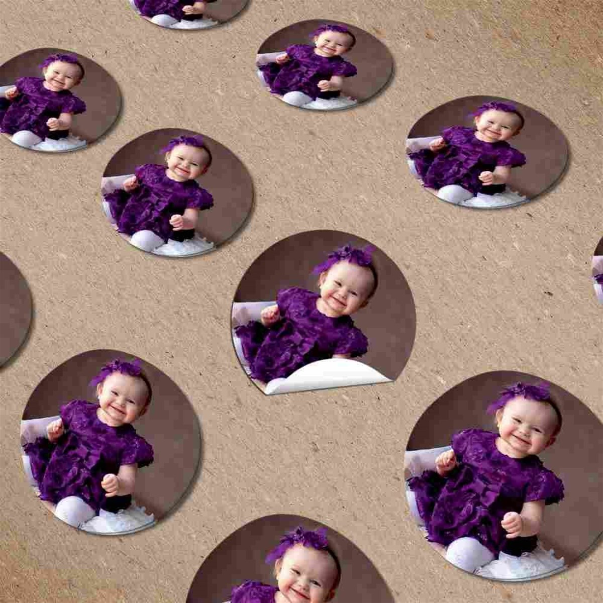 Kelebek Konsept Kişiye Özel Sticker 30 Adet  