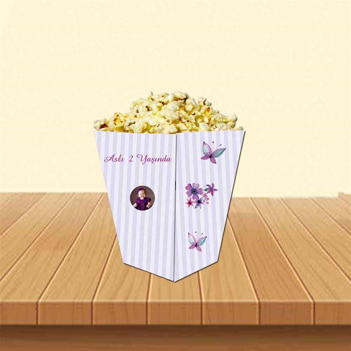 Kelebek Konsept Popcorn Kutusu 