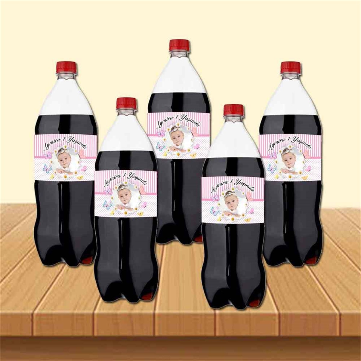 Kelebek Konsepti Cola Şisesi Bandı  