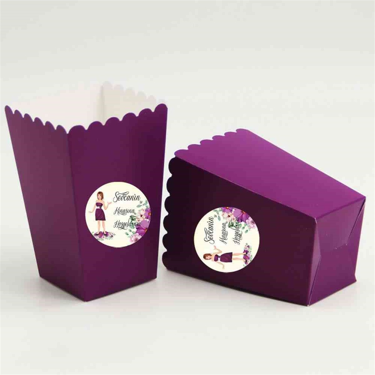 Kına Figürlü Popcorn Kutusu 