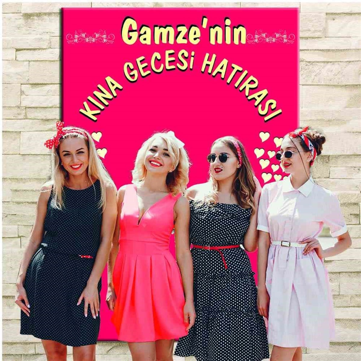 Kına Gecesi Arka Fon Afişi 