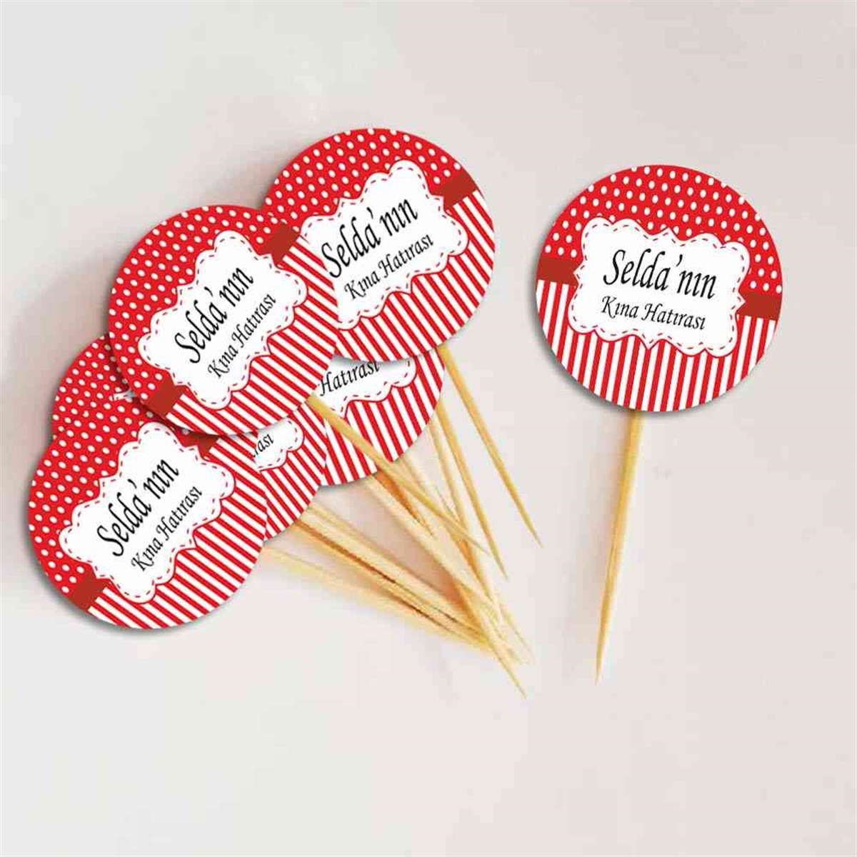 Kına Gecesi Cupcake Kürdanı 