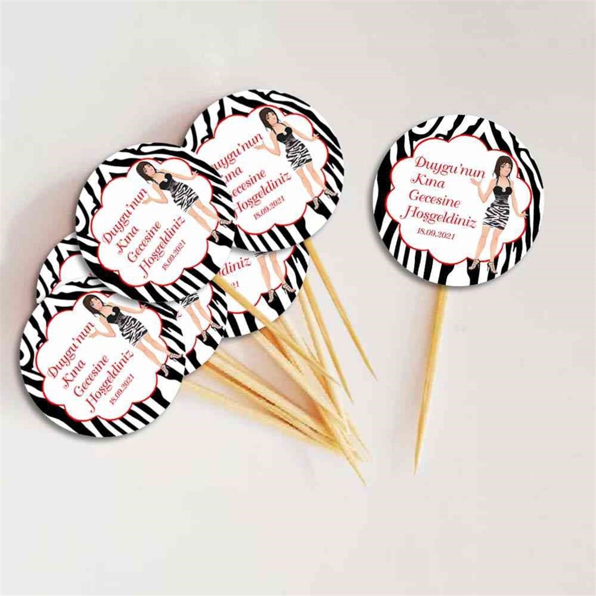 Kına Gecesi Cupcake Kürdanı 