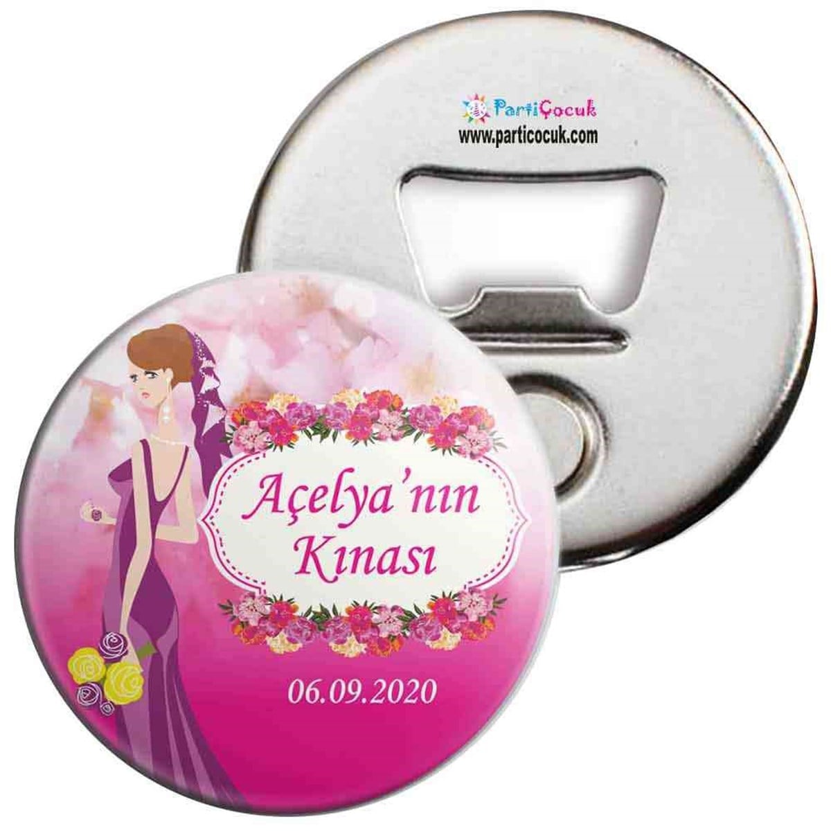 Kına Gecesi Hatıra Açacak Magnet  