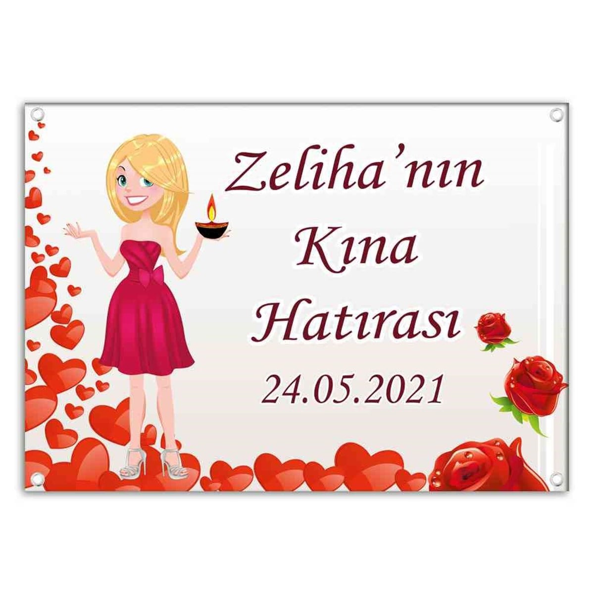 Kına Karikatürlü Afiş 