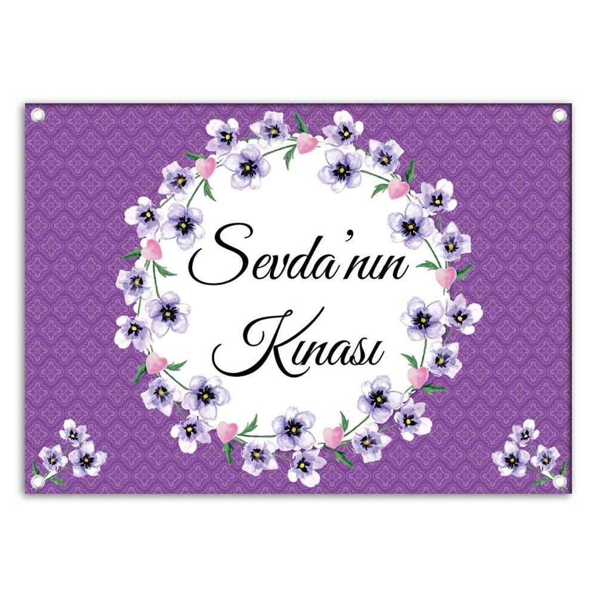 Kına Masa Süslemesi Arka Fon 