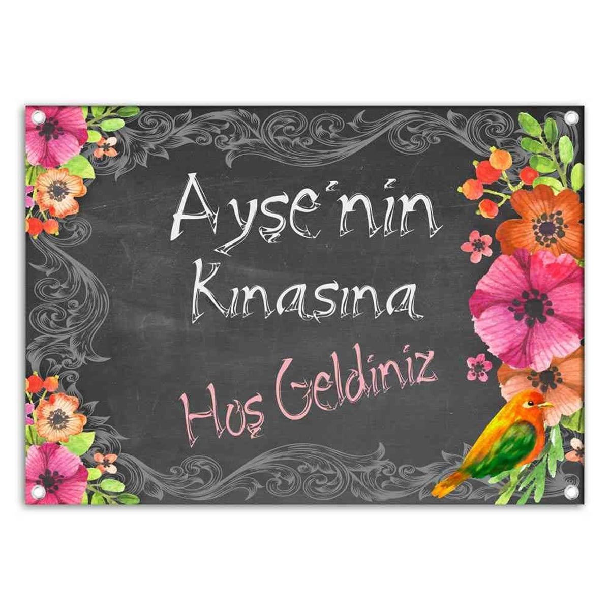 Kına Masa Süslemesi Poster 