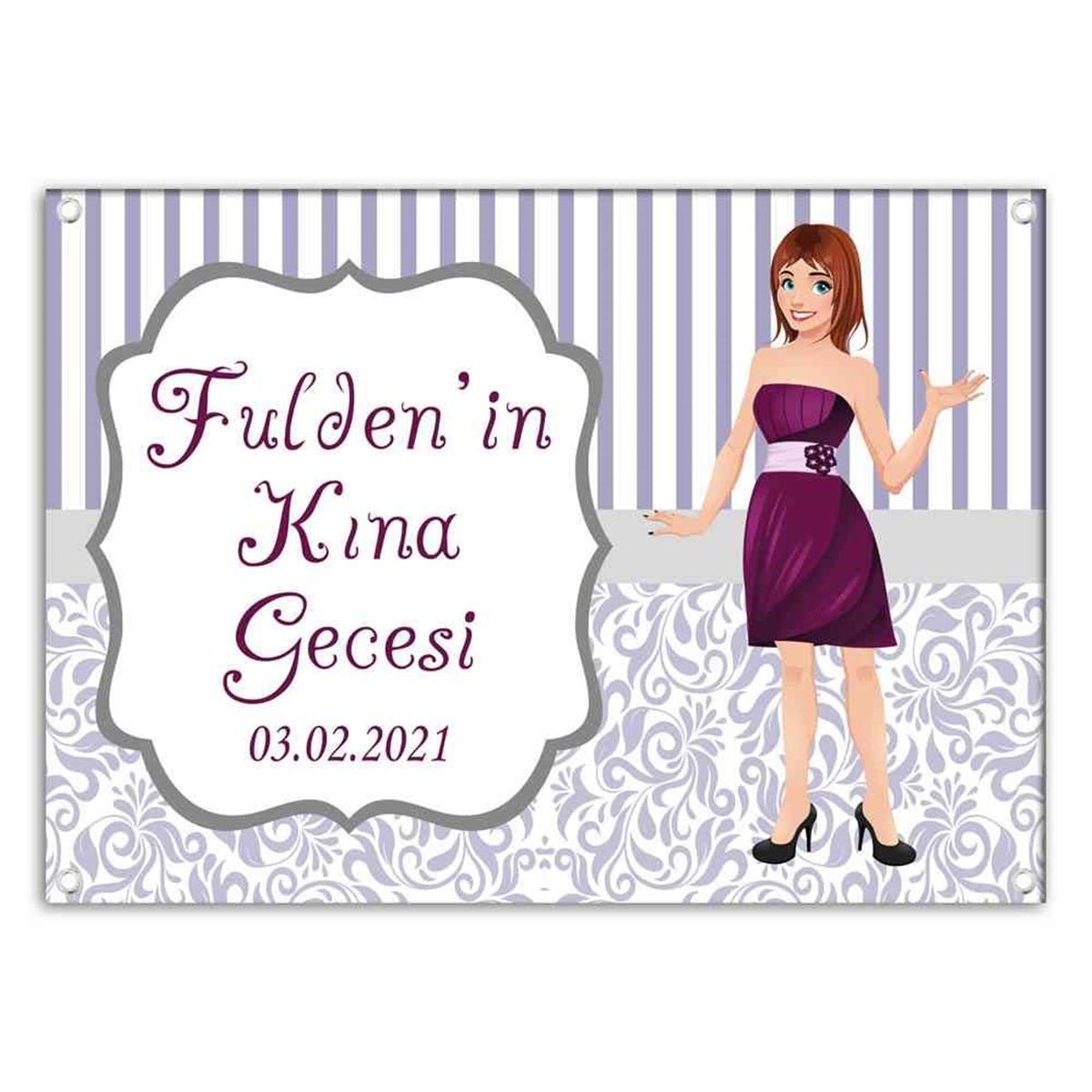 Kına Masası Arka Fon Yapımı 